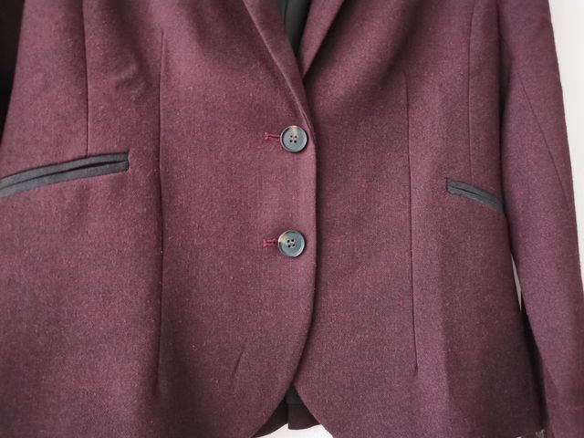 Blazer/americana burdeos talla 40