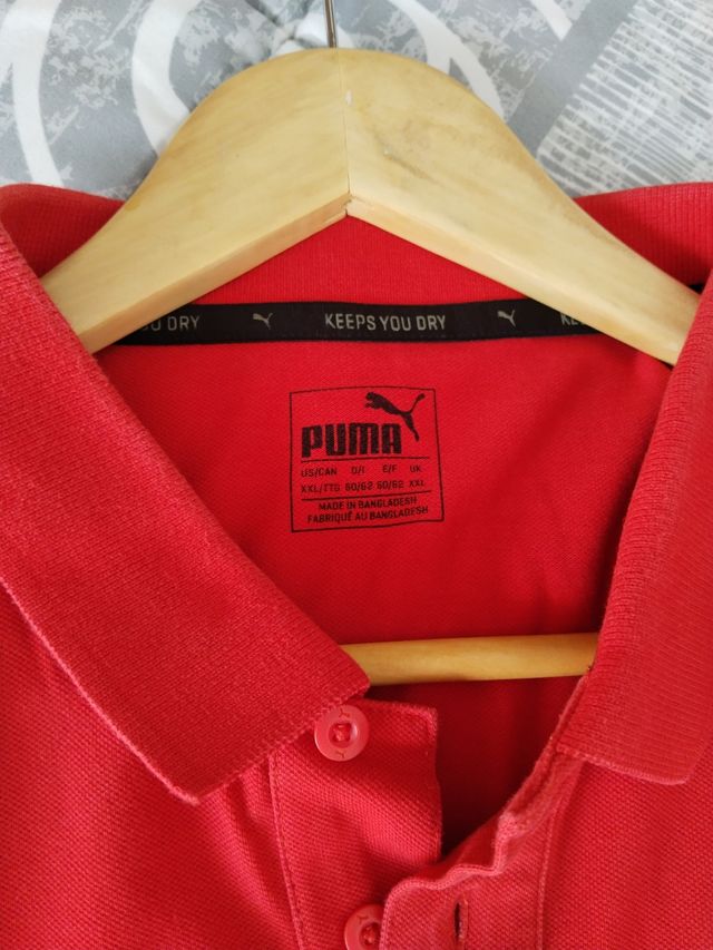 Polo puma XXL rojo