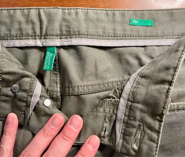 Pantaloni Chino Benetton