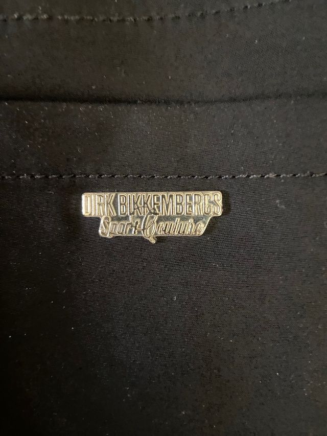 Pantaloni in raso Dirk Bikkembergs