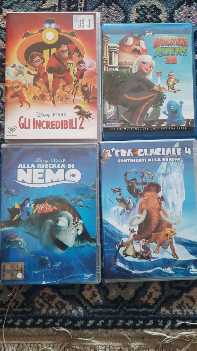 4 DVD animazione a prezzo unico