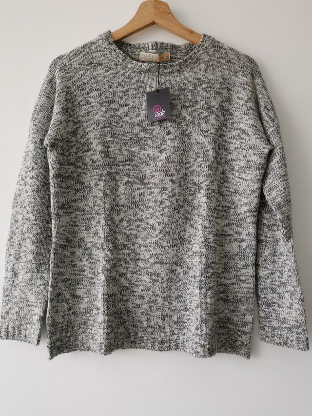 Jersey gris mujer talla M