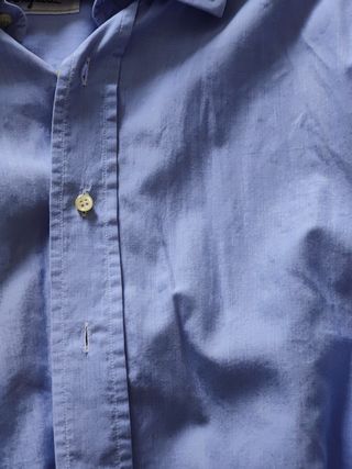 Camicia uomo cotone azzurra