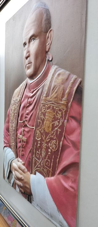 Cuadro tridimensional papa