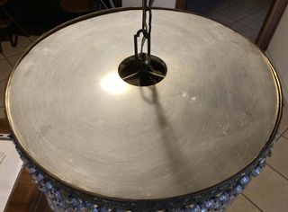 Lampadario Antico Cristalli Murano a cascata