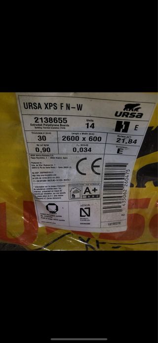 Panel aislante 30 mm