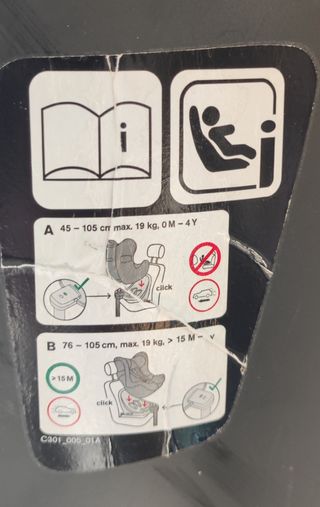 Cybex Sirona m2 i size. Con Isofix.