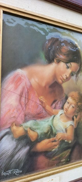 Cuadro maternidad en relieve 