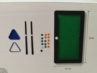 Juego de mesa de billar