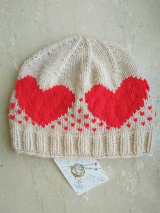Cappello Berretto a cuori sombrero san valentino