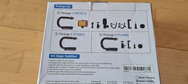 Bracket Stabililizer para cámara. 