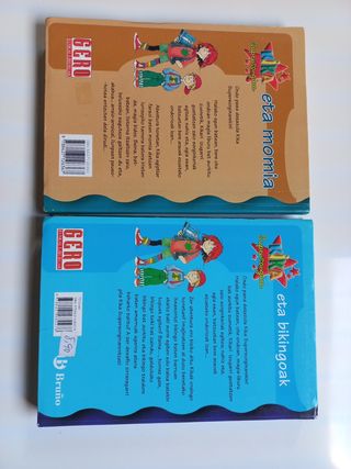 💥2 libros Kika superbruja en euskera.