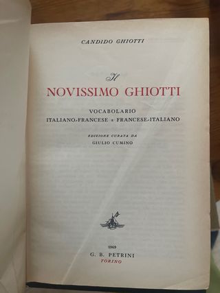 Ghiotti francese-italiano