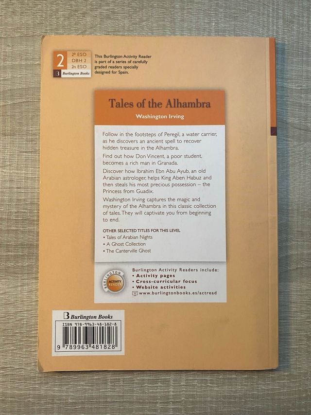 libro Tales of the Alhambra