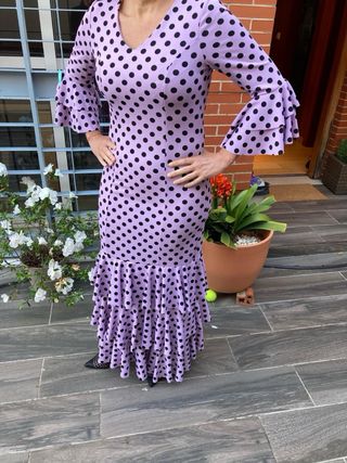 Traje flamenca talla 40-42 a estrenar