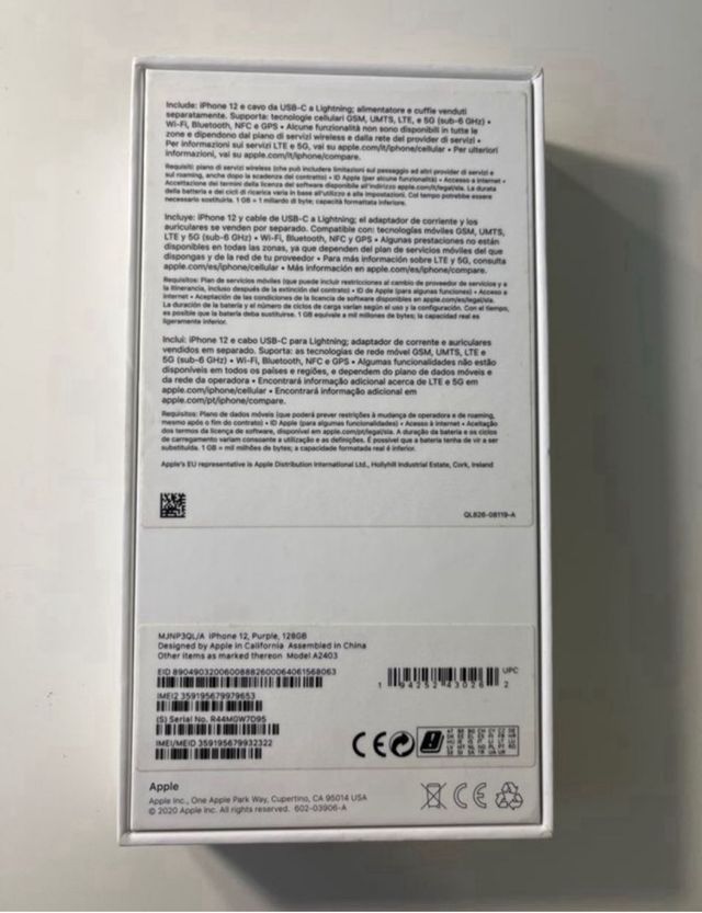 Iphone 12 128GB Morado