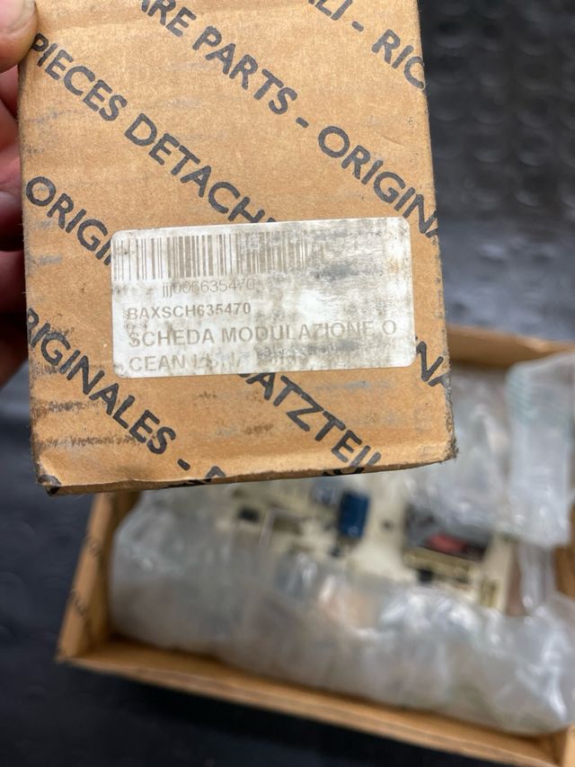 scheda caldaia ocean