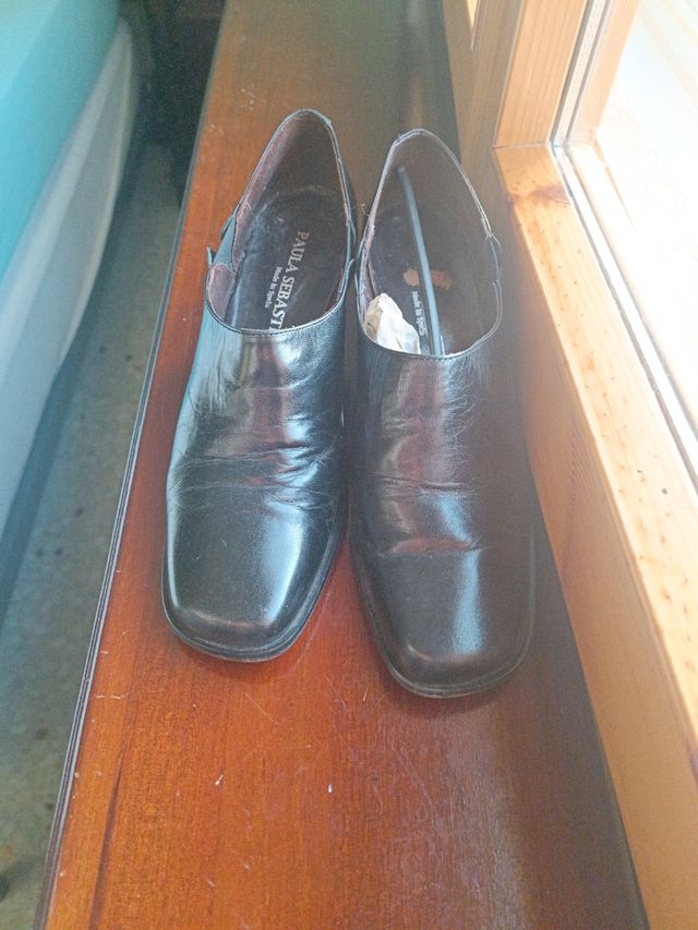 Zapatos negros piel vestir