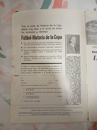 Revistas antiguas fútbol