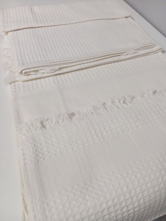 Toallas nido de abeja para bordar