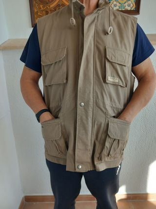 Chaleco piel hombre