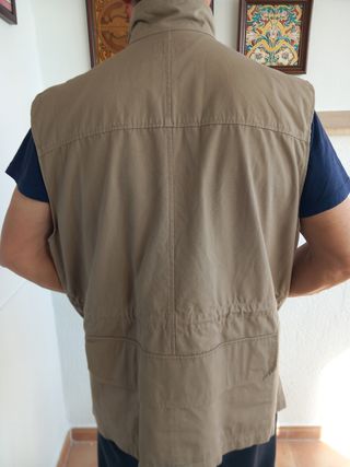 Chaleco piel hombre
