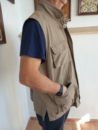 Chaleco piel hombre