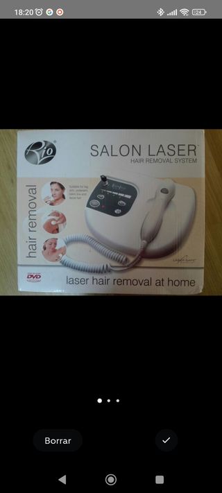 DEPILADORA LASER RIO.NUEVA A ESTRENAR