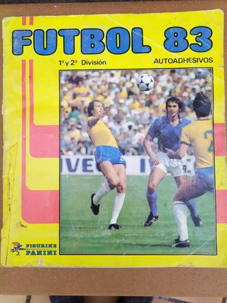 Fútbol 83 Álbum Cromos completo