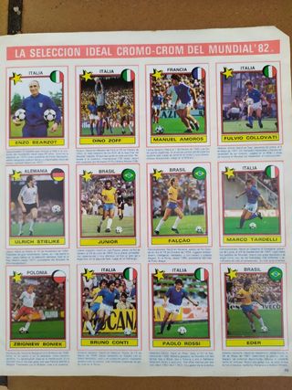 Fútbol 83 Álbum Cromos completo