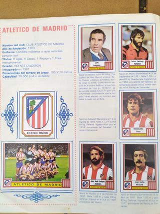 Fútbol 83 Álbum Cromos completo