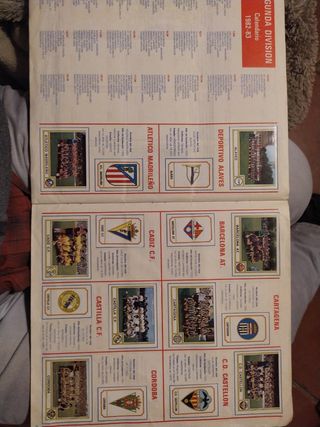 Fútbol 83 Álbum Cromos completo