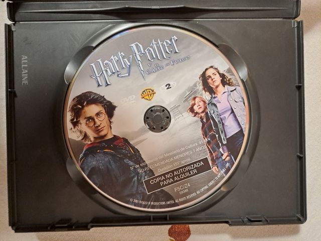Pelicula DVD Harry Potter Caliz Fuego