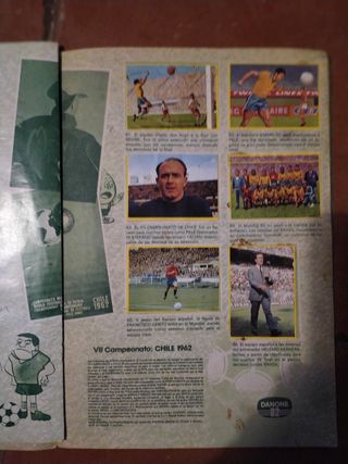 Fútbol en acción Colección de cromos
