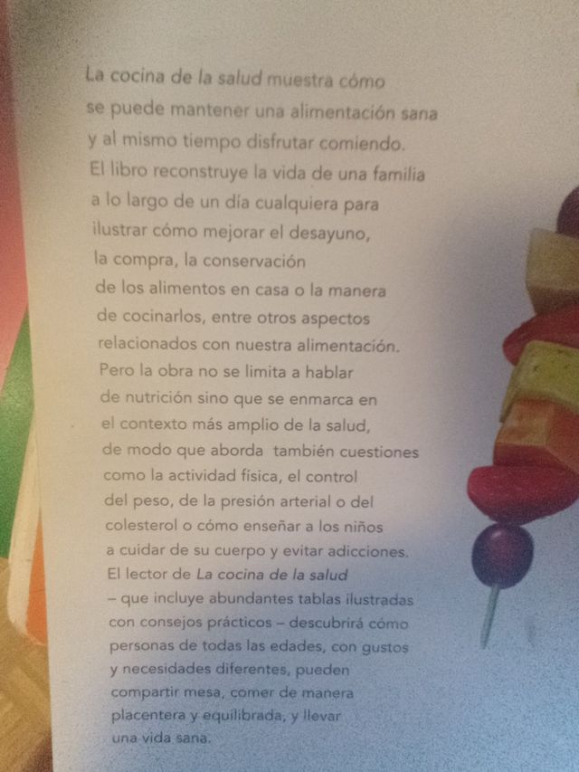 Libro la cocina de la salud
