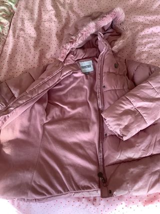 parka rosa niña