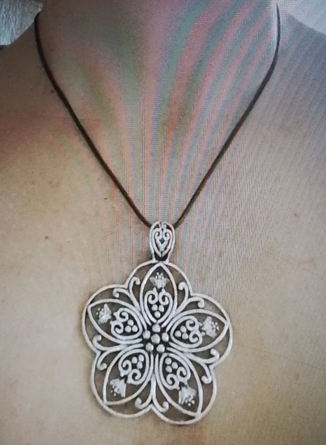 COLGANTES FLORES BOHEMIOS CORAZON