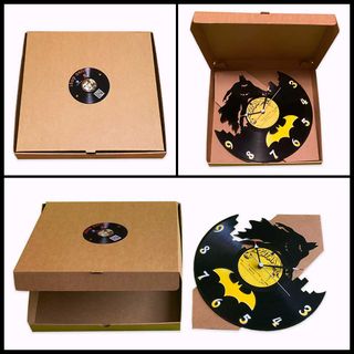 Reloj de Disco de Vinilo de Spiderman
