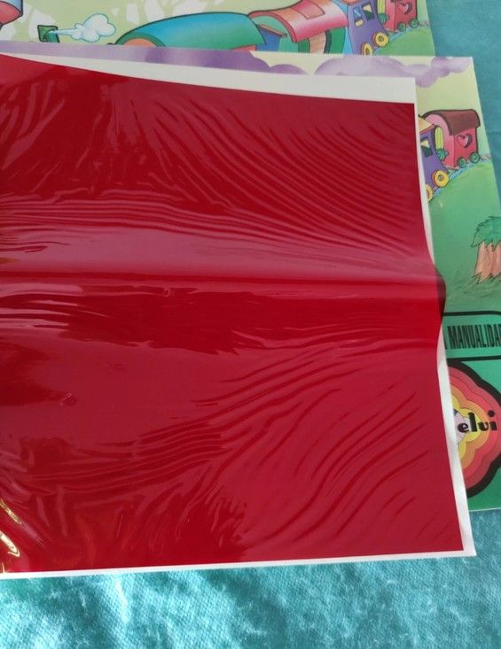 LOTE 4 CUADERNILLOS PAPEL CELOFÁN (COLORES)