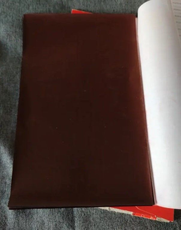 LOTE 10 HOJAS PAPEL KORES CALCO 3000 ROJO