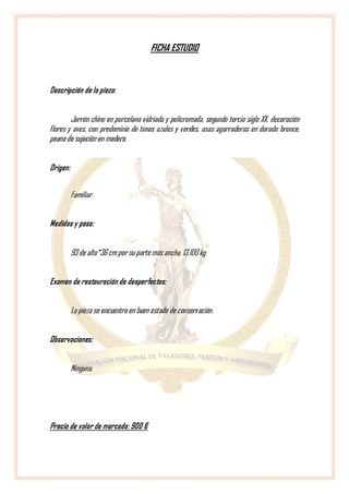 JARRÓN CHINO HAGA UNA OFERTA!!