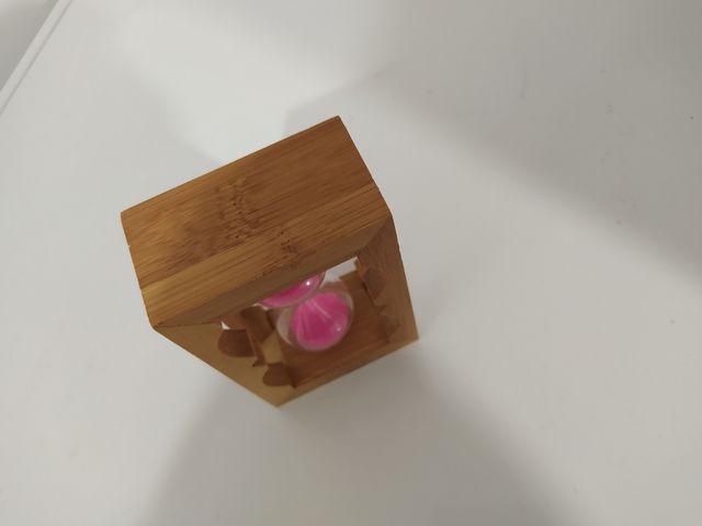 Clessidra ⌛ con sabbia fuxia arredamento e gioco