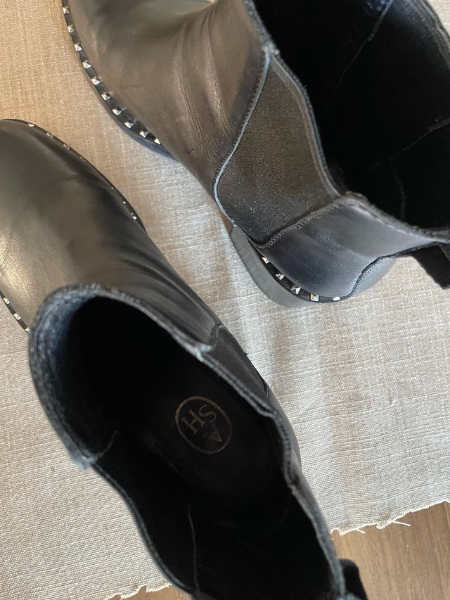 Botas negras con tachuelas Ash talla 38