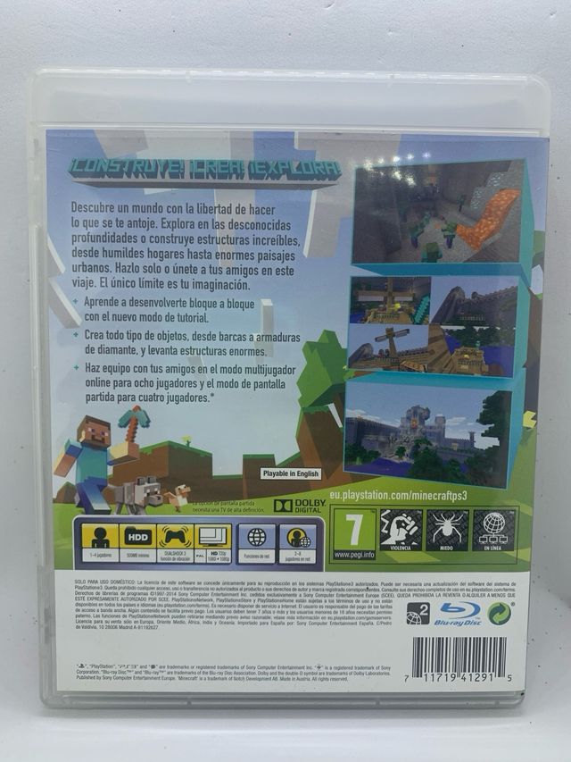 Minecraft PS3 COMPLETO