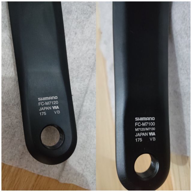 Bielas Shimano y pedalier