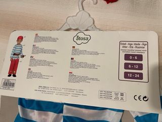 Disfraz pirata bebé