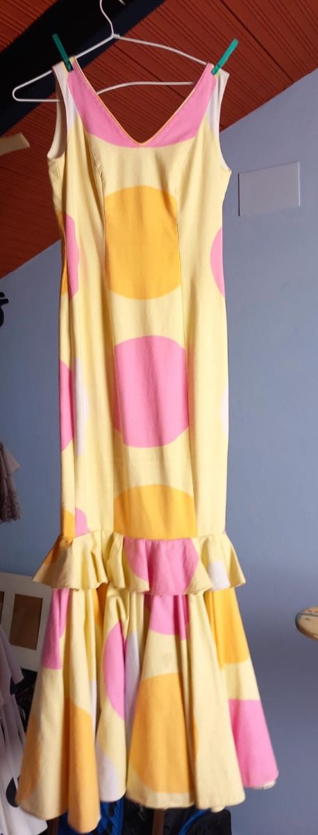 Traje de flamenca lunares