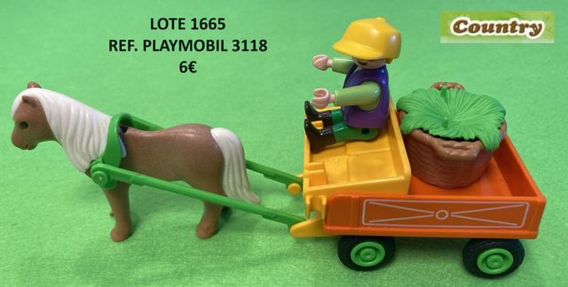 Lote 1665 2938 3708 4612 Playmobil Equitación