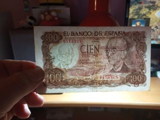 Billete español sin serie 