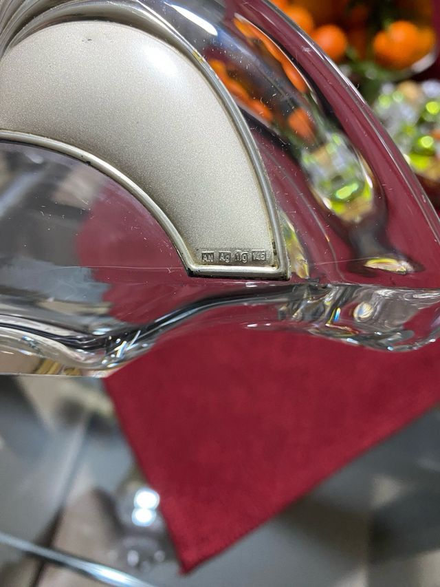 porta tovaglioli in argento